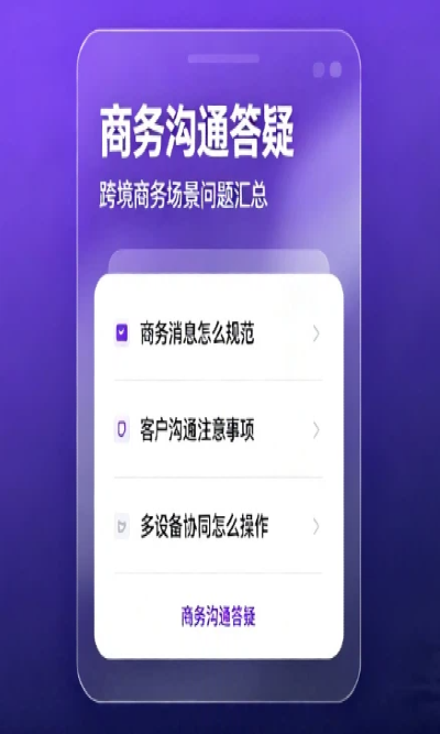 跨境商务沟通类